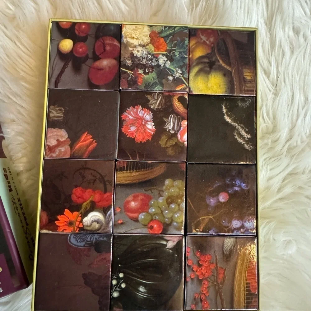Pomegranate Kids Block Puzzle - Dutch Still Life’s 12 Blocks - 6 Puzzles!